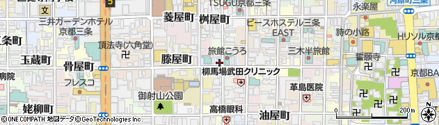 京都府京都市中京区堀之上町116周辺の地図