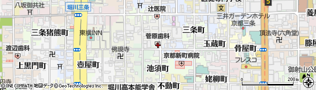 菅原歯科医院周辺の地図