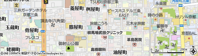 京都府京都市中京区堀之上町114周辺の地図