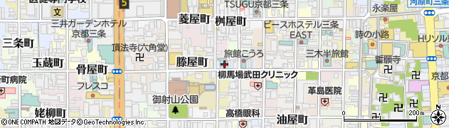 京都府京都市中京区堀之上町126周辺の地図