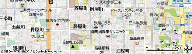 京都府京都市中京区堀之上町124周辺の地図