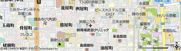 京都府京都市中京区堀之上町105周辺の地図