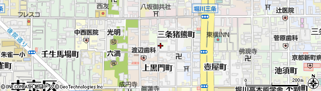 京都府京都市中京区下一文字町335周辺の地図