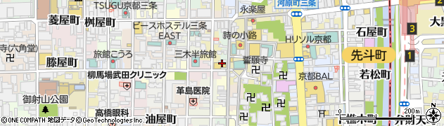 グローバルワーク京都六角店周辺の地図