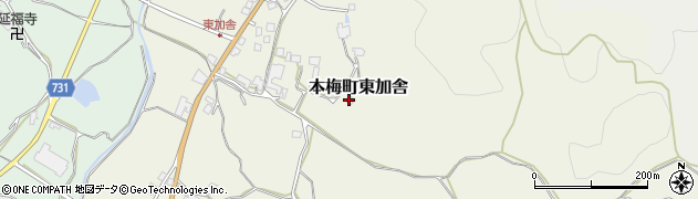 京都府亀岡市本梅町東加舎北森29周辺の地図