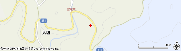 愛知県岡崎市冨尾町（五門）周辺の地図