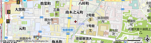 京都府京都市東山区稲荷町北組周辺の地図