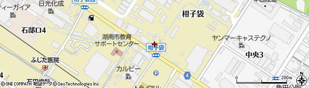 滋賀県湖南市柑子袋505周辺の地図