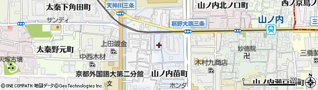 京都府京都市右京区山ノ内苗町7周辺の地図