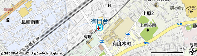 御門台駅周辺の地図