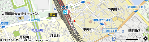 名鉄協商大府駅前第７駐車場周辺の地図