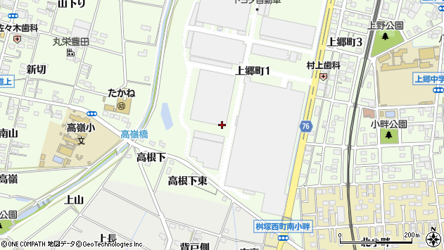 〒470-1218 愛知県豊田市上郷町の地図