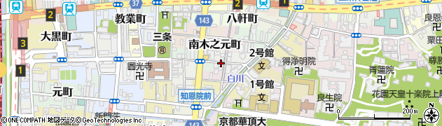 京都府京都市東山区唐戸鼻町周辺の地図