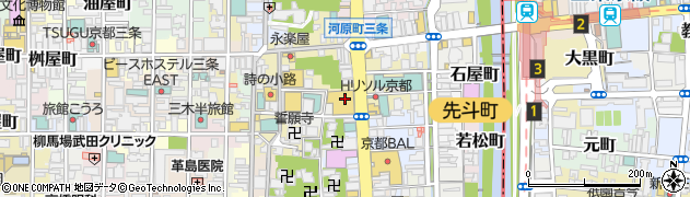 ＩＮＳＰＡ京都周辺の地図