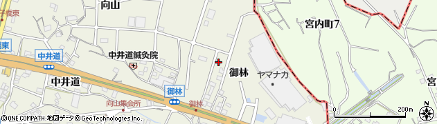 愛知県東海市加木屋町御林162周辺の地図
