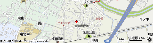 愛知県知立市牛田町（コネハサマ）周辺の地図