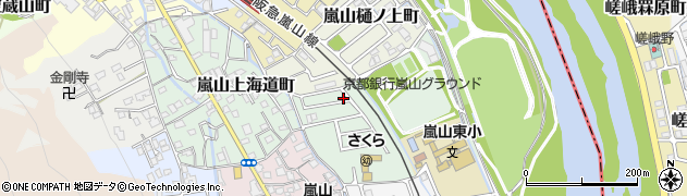 京都府京都市西京区嵐山東海道町4-35周辺の地図