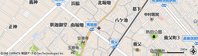 愛知県東海市養父町城之内33周辺の地図