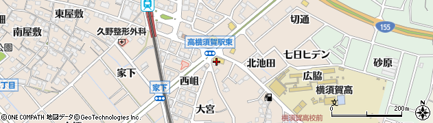 近江屋精肉店本店周辺の地図
