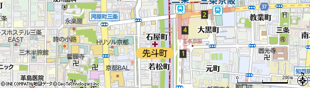 先斗町歌舞練場周辺の地図