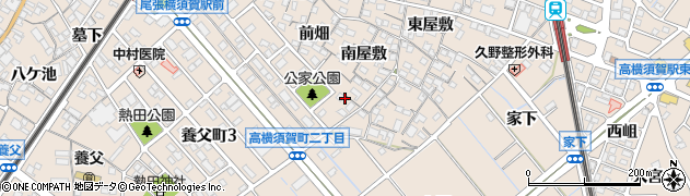 愛知県東海市高横須賀町（前畑）周辺の地図