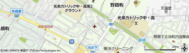 滋賀県草津市野路町430周辺の地図