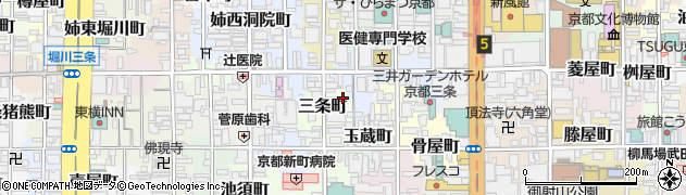 有限会社京都きものぎゃらりー周辺の地図