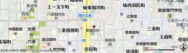 京都府京都市中京区橋浦町211周辺の地図