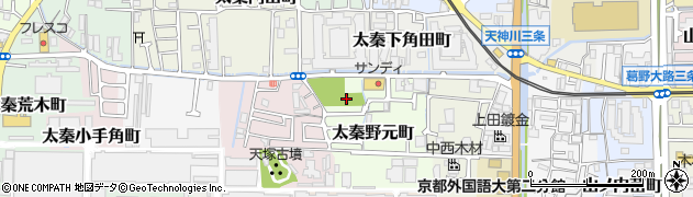 千石荘公園周辺の地図