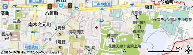 京都府京都市東山区粟田口三条坊町16周辺の地図
