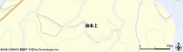 岡山県津山市油木上周辺の地図