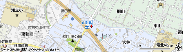 愛知県知立市山町小林16周辺の地図