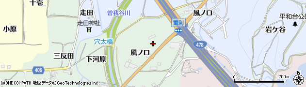 京都府亀岡市曽我部町重利風ノ口18周辺の地図