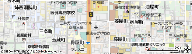 京都市役所　教育委員会総務部調査課周辺の地図