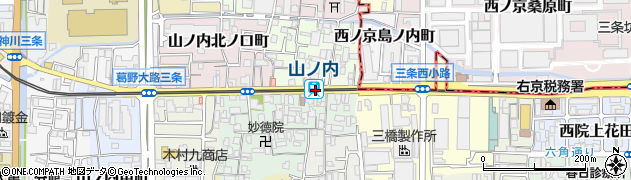山ノ内駅周辺の地図
