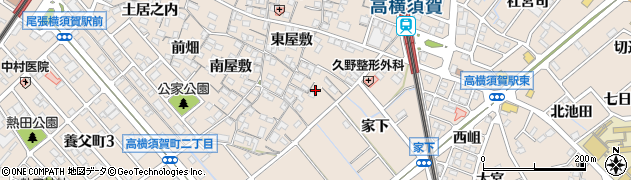 愛知県東海市高横須賀町東屋敷4周辺の地図