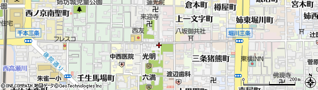 京都府京都市中京区上瓦町64周辺の地図