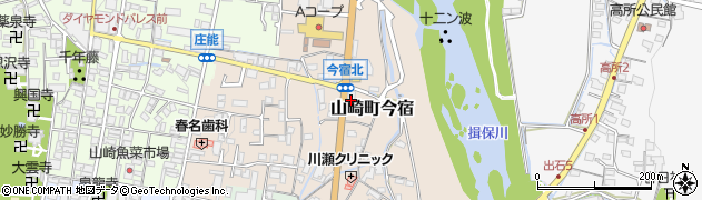 浜屋株式会社　山崎店周辺の地図