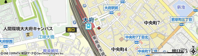 大府駅前　ヨシダ接骨院周辺の地図