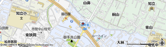 愛知県知立市山町小林周辺の地図