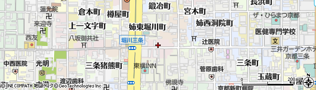 暁商店周辺の地図