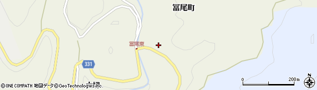愛知県岡崎市冨尾町（中洞）周辺の地図