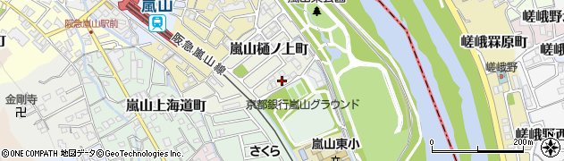 京都府京都市西京区嵐山樋ノ上町12周辺の地図