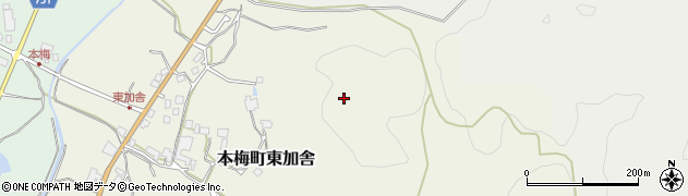 京都府亀岡市本梅町東加舎宮山周辺の地図