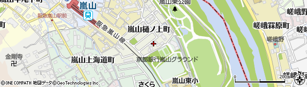 京都府京都市西京区嵐山樋ノ上町13周辺の地図