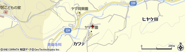 愛知県岡崎市駒立町（カワテ）周辺の地図