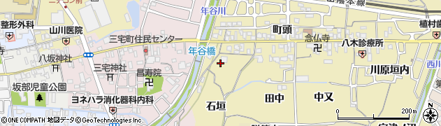京都府亀岡市篠町柏原石垣周辺の地図