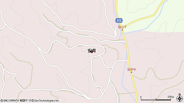 〒708-1501 岡山県久米郡美咲町安井の地図