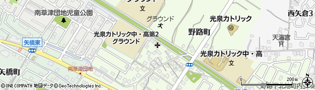滋賀県草津市野路町395周辺の地図