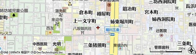 京都府京都市中京区姉猪熊町312周辺の地図